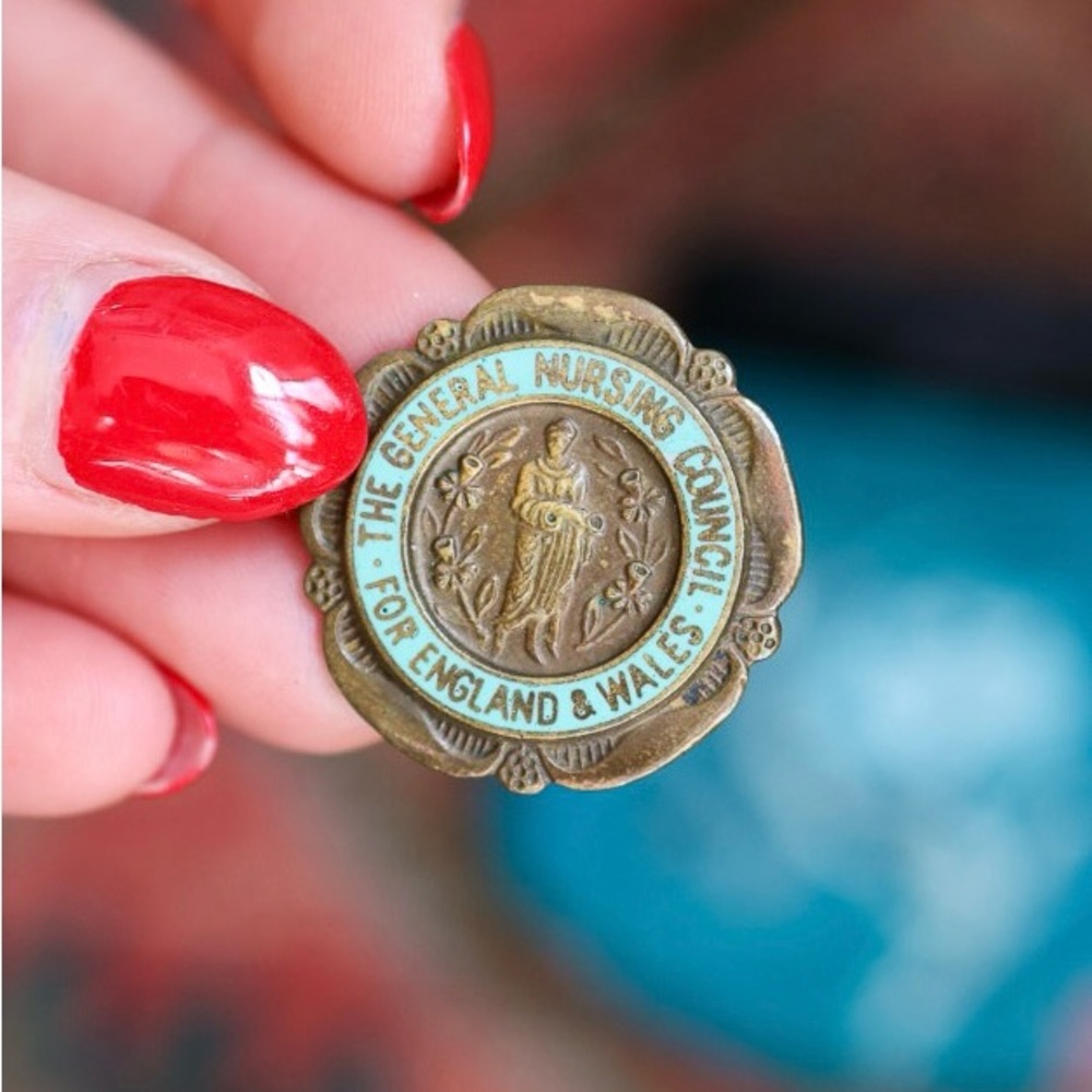 Vintage Nursing Council for England & Wales Pin
